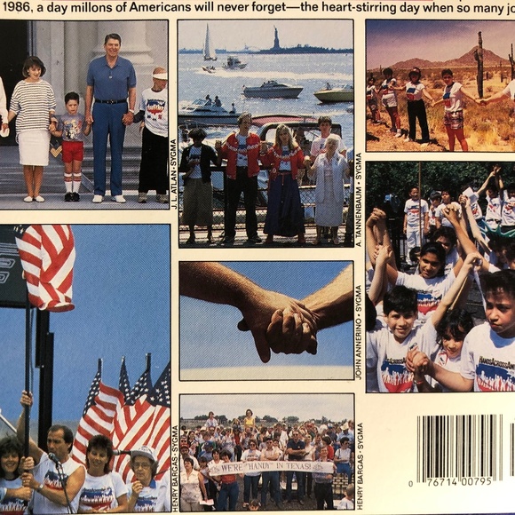 Hands across America, 1986 trade paperback book - Picture 6 of 6